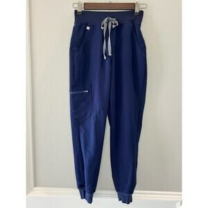 Figs Scrub Pants Women's XXS/P Blue Zamora Joggers Technical Collection